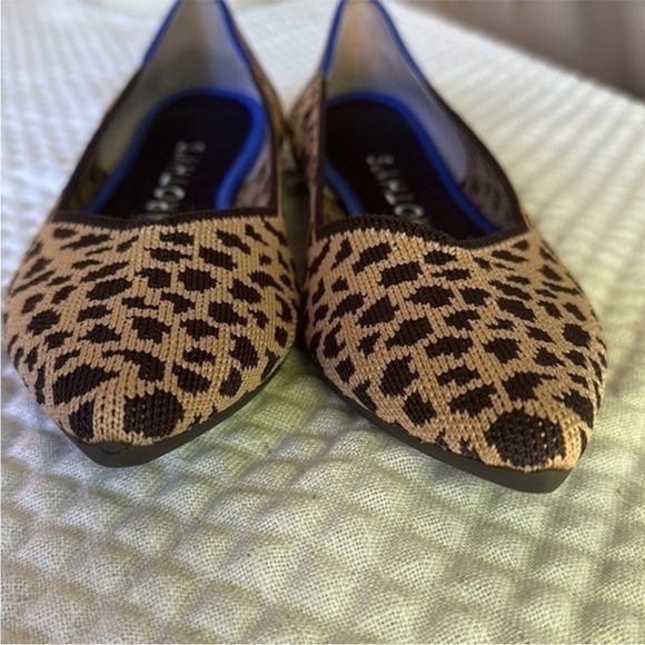 Rothy's The Point Cheetah Leopard Flats - Size 7.5 - Picture 7 of 7